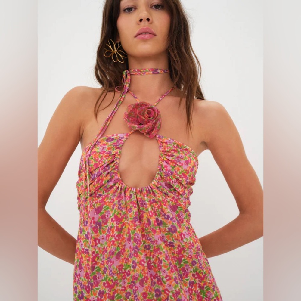 For Love & Lemons Suzette Maxi Dress